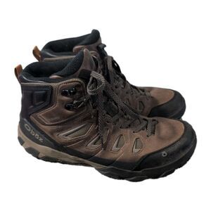 Oboz Boots Men’s Size 11 Sawtooth X Mid B-Dry Waterproof Hiking Nubuck Leather